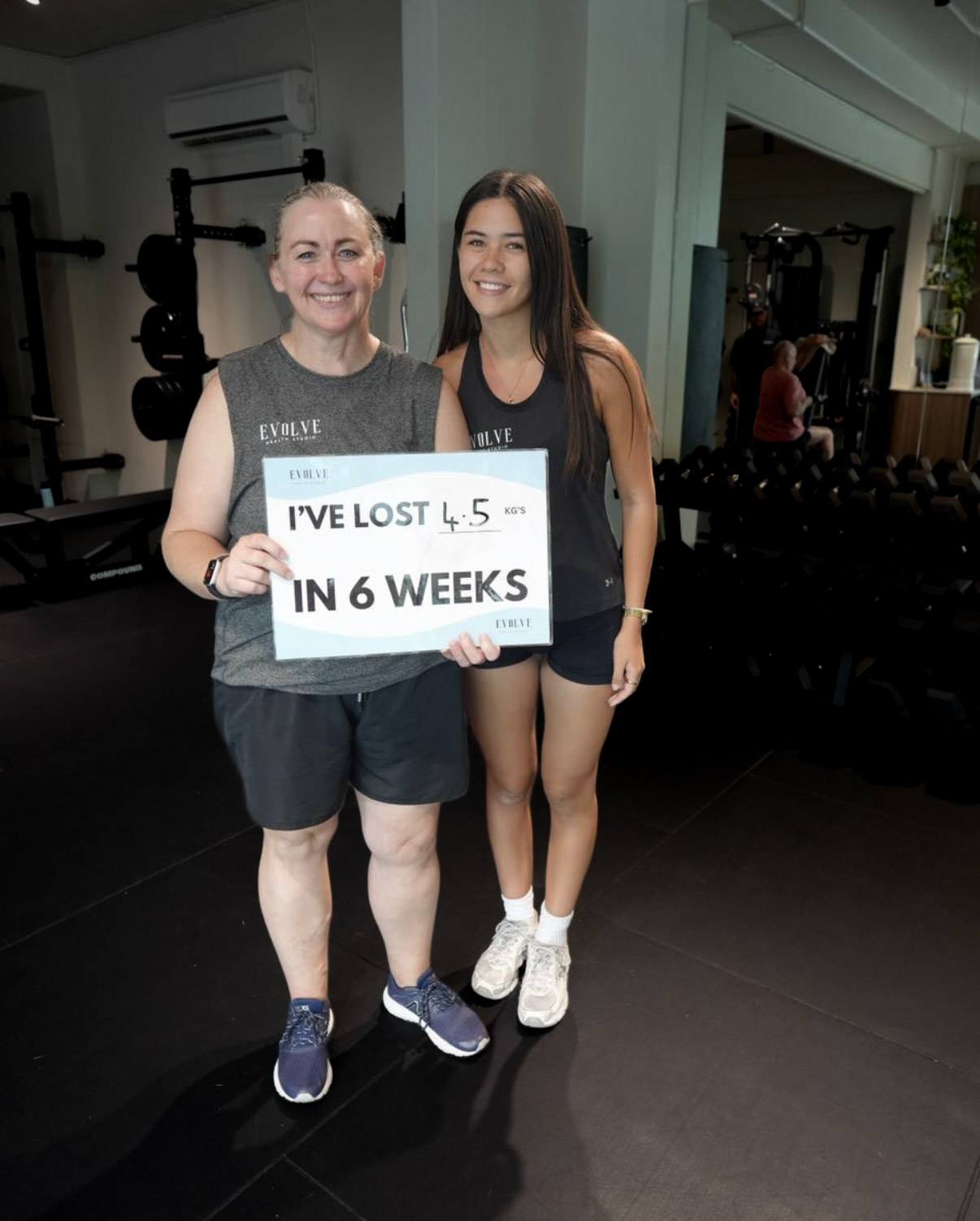 Evolve Health Studio six week challenge members